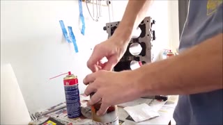 Limpeza dos cilindros com óleo ATF