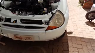 Testando o carro na rua
