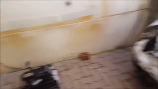 Situação após tirar o cabeçote